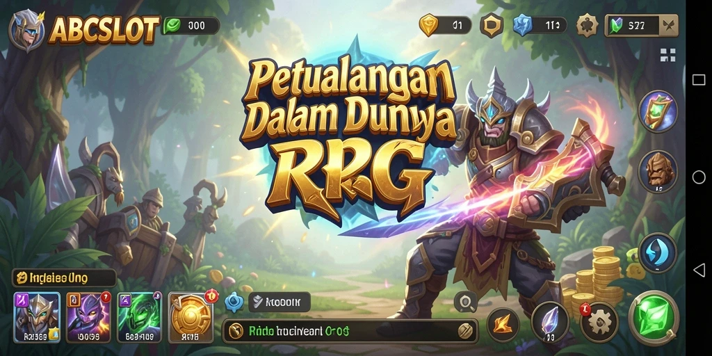 Tampilan grafik yang memukau dari gameplay RPG ABCSLOT.
