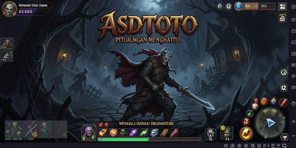 Tampilan gameplay yang mencekam dan menegangkan dari ASDTOTO.