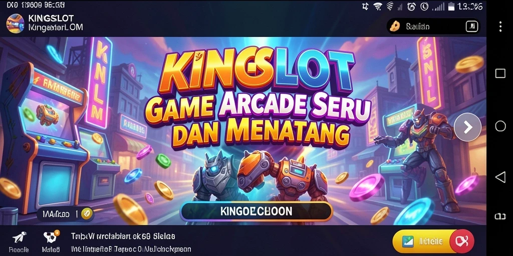 Tangkapan layar utama KINGSLOT menampilkan gameplay yang menegangkan dan seru.