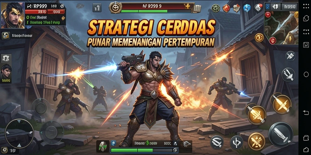 Tangkapan layar gameplay <strong>RR999</strong> menampilkan strategi pertempuran yang mendebarkan.